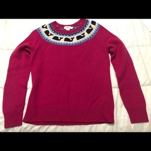 Vineyard Vines girls small lambs wool sweater